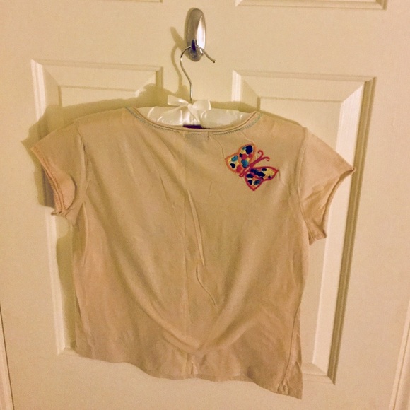 Cream top with embroidery size m - Picture 2 of 3